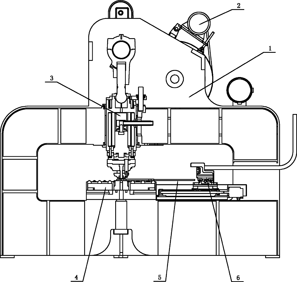 Feeding mechanism of computer numerical control (CNC) punching machine tool