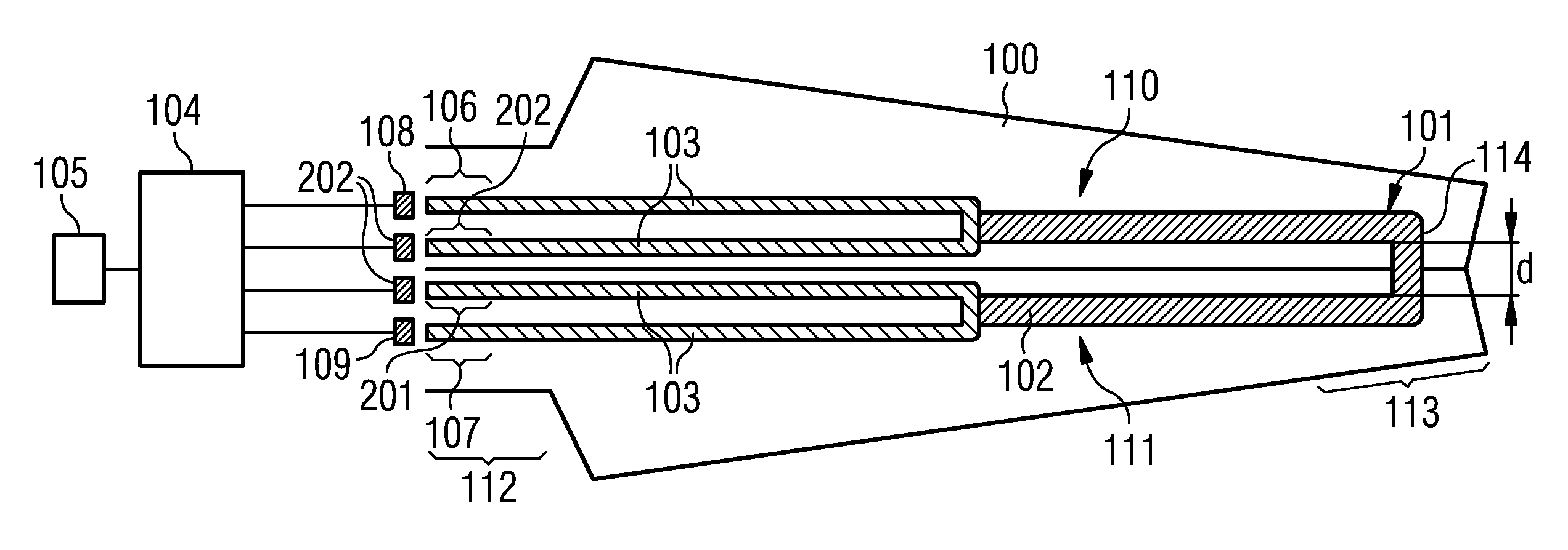 Controlling of a heating mat on a blade of a wind turbine