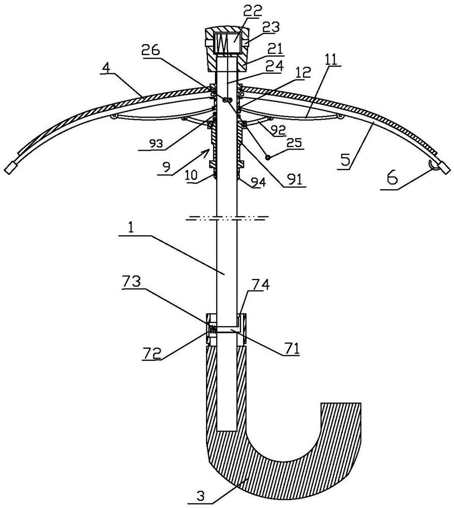 Multifunctional umbrella