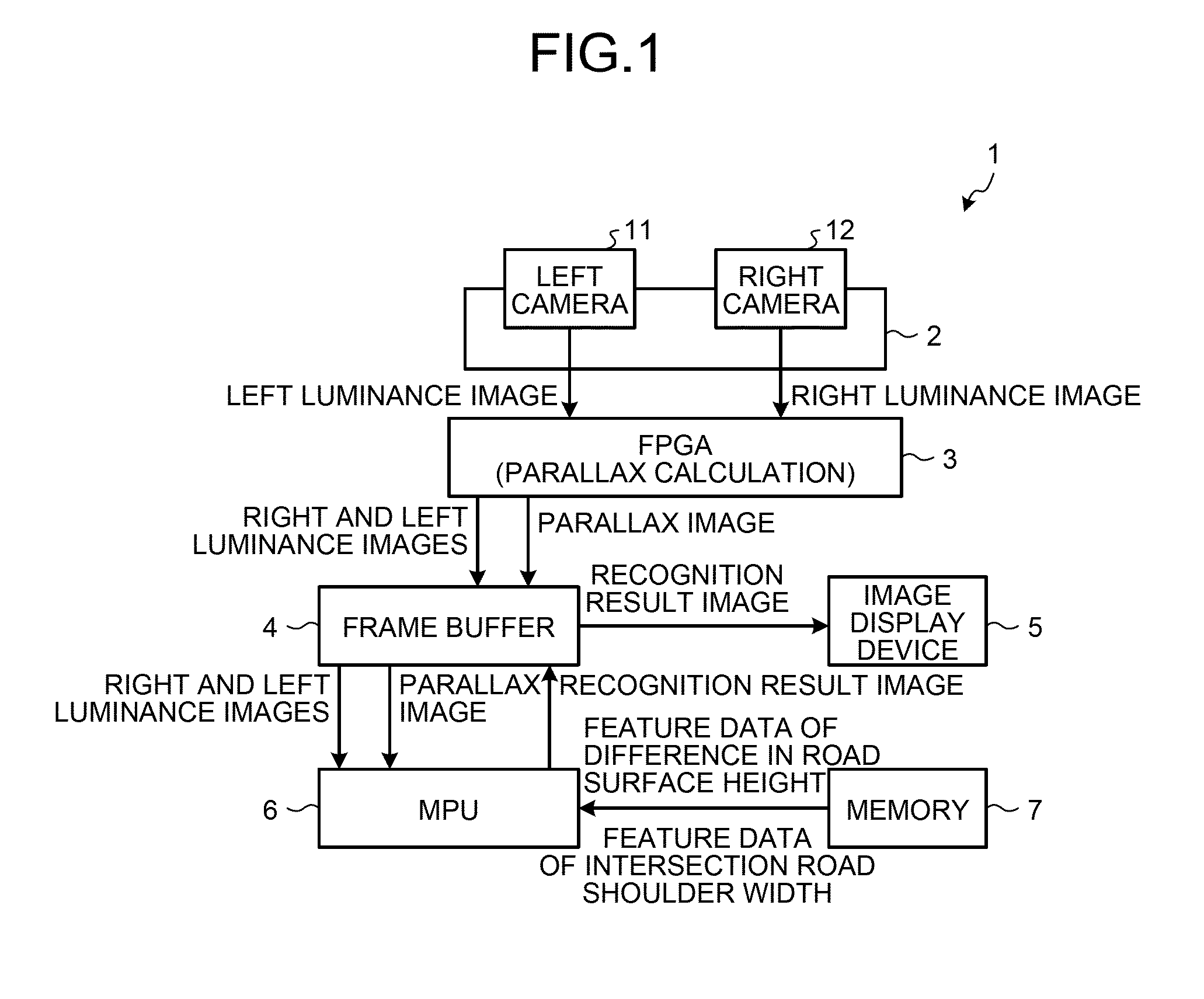 Intersection recognizing apparatus and computer-readable storage medium