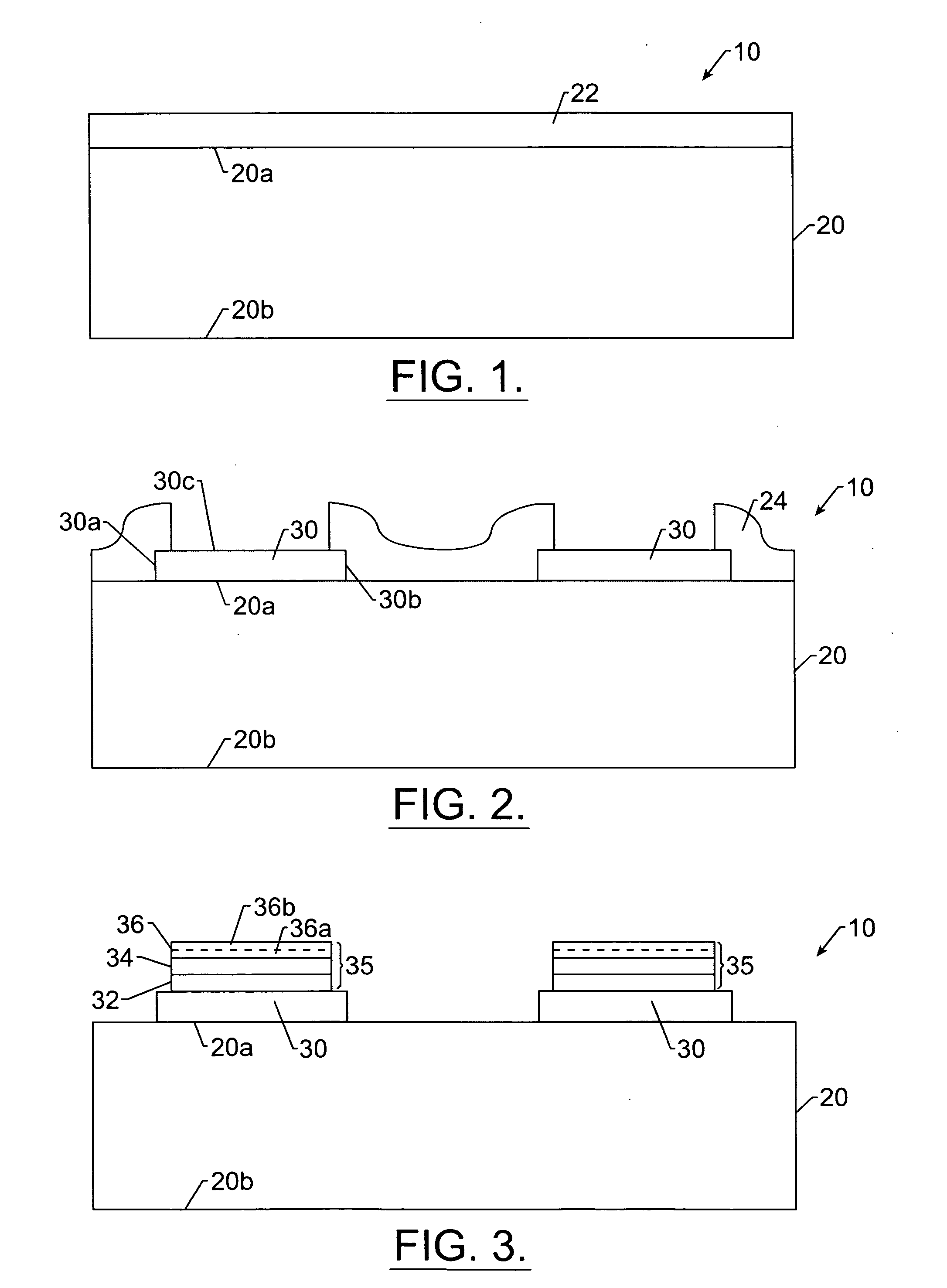 Methods of fabricating light emitting devices using mesa regions and passivation layers