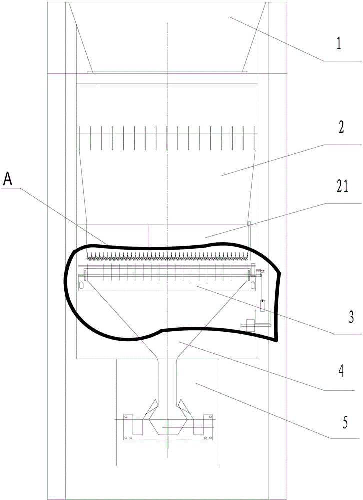 Direction straightening-out mechanism of cylinder bundling machine