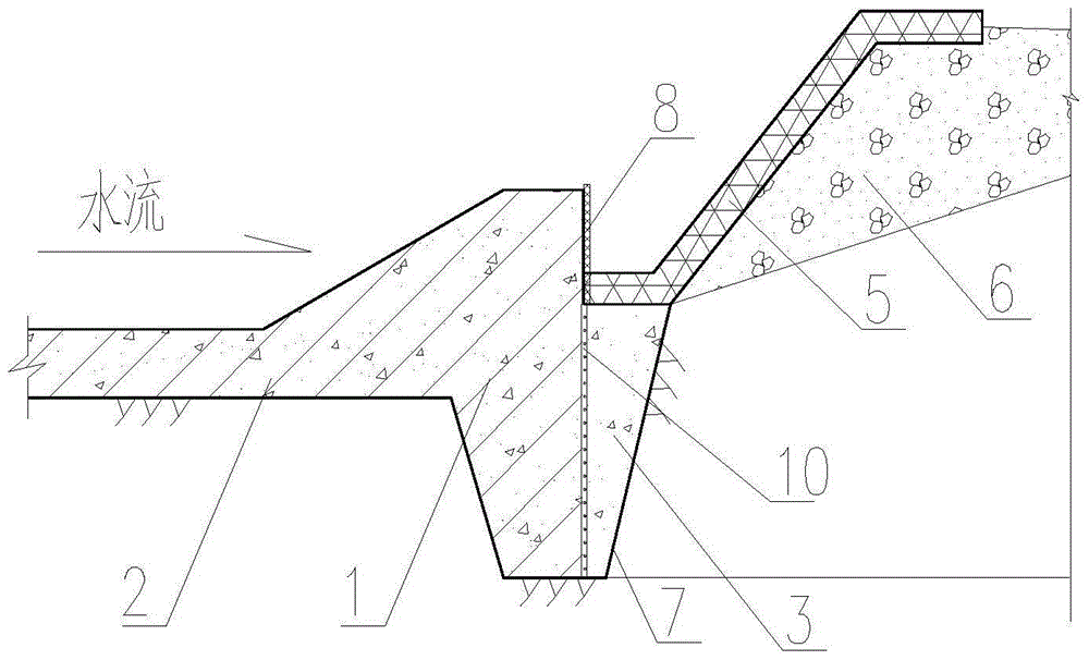 A concrete alveolar stilling basin and its construction method