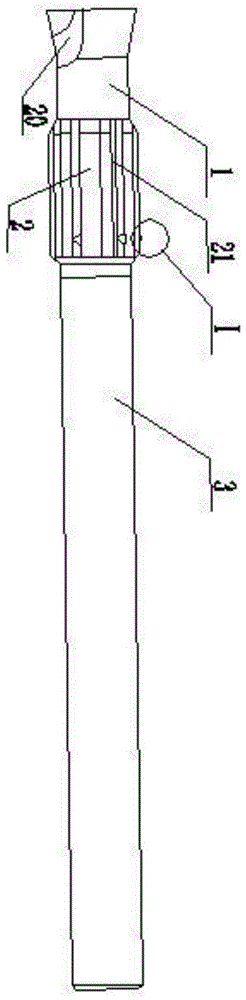 A machining tool for high-precision elongated holes and its machining method