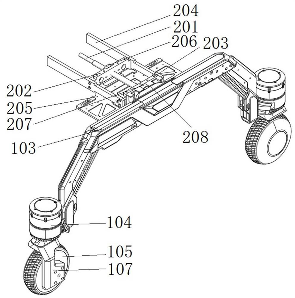 Four-wheel steering robot