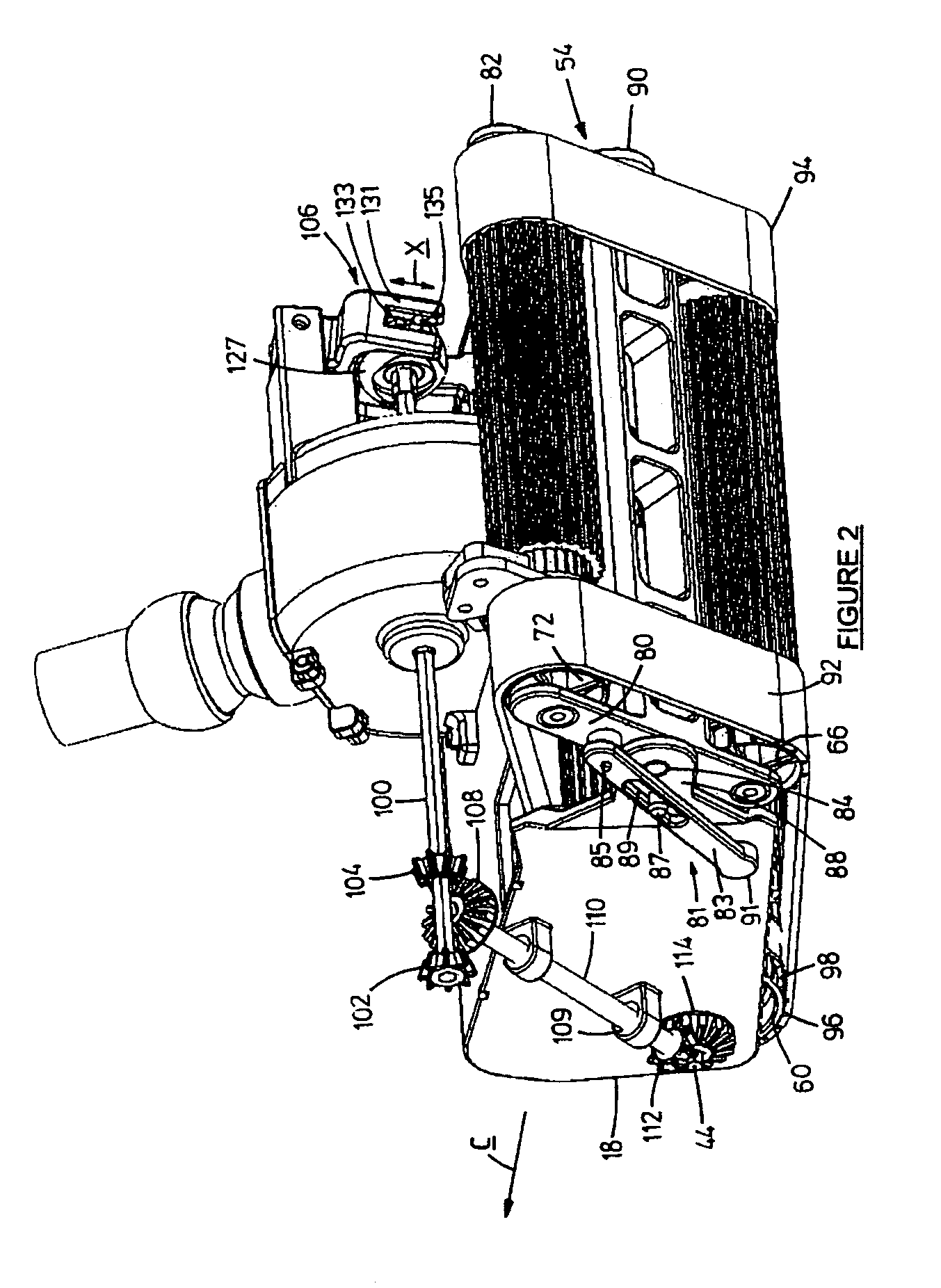 Automatic pool cleaner gear change mechanism