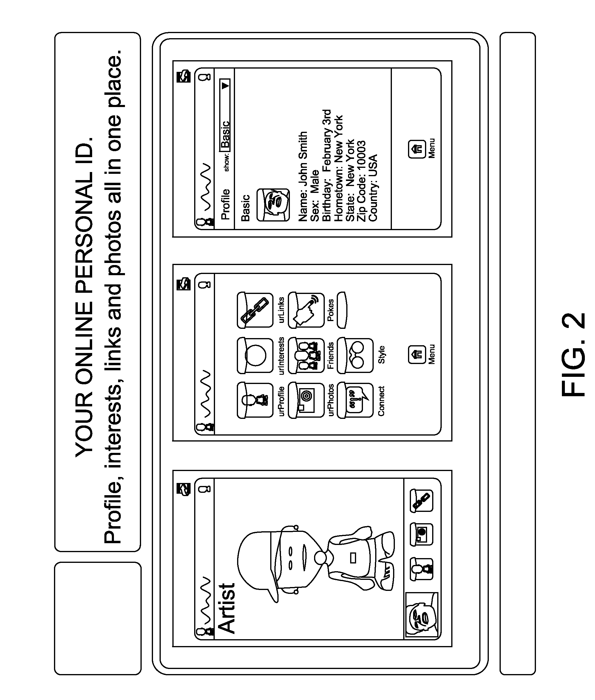 Widgetized avatar and a method and system of virtual commerce including same