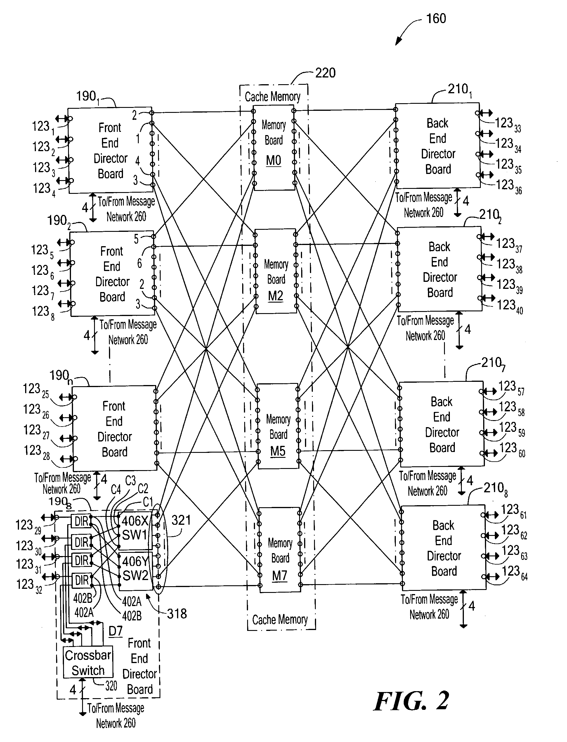 Data storage system having atomic memory operation