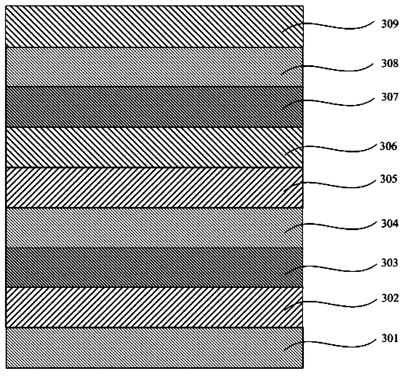 Blue ray organic electroluminescent material and preparation method and application thereof