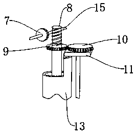 A casting guide rail seat device