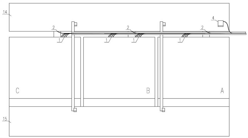 A multi-parameter sensing transformer optical fiber sensor installation and layout method