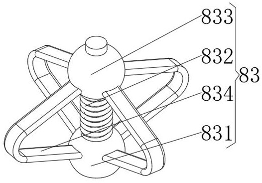 A fan mesh cover processing device