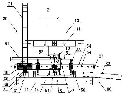 Automatic stamping device for automobile holder