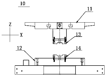 Automatic stamping device for automobile holder