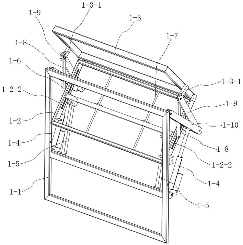 Two-side open-close type secondary-folding mechanical attic device