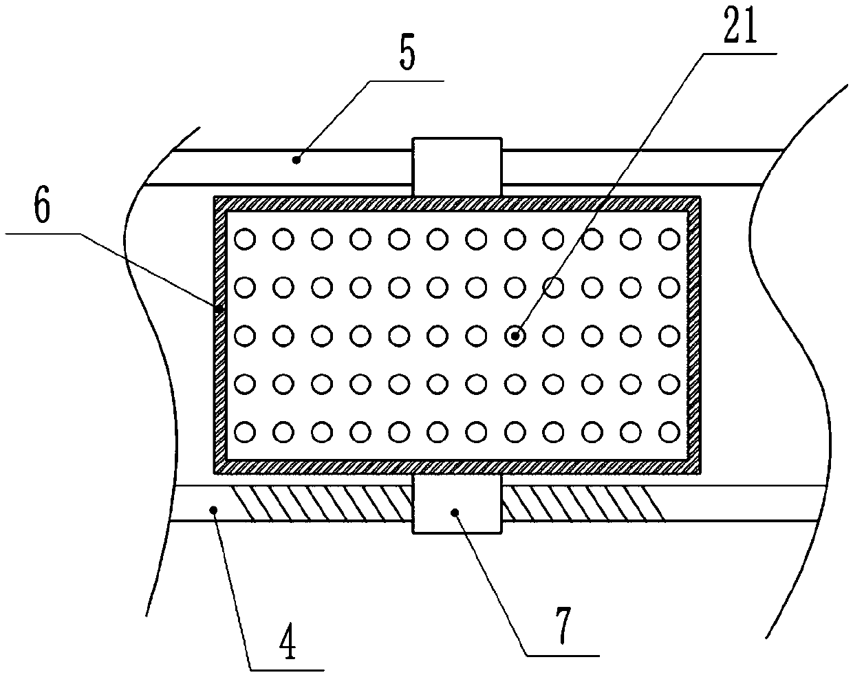 A high-efficiency grinding device for tablets used in the preparation of capsule western medicines