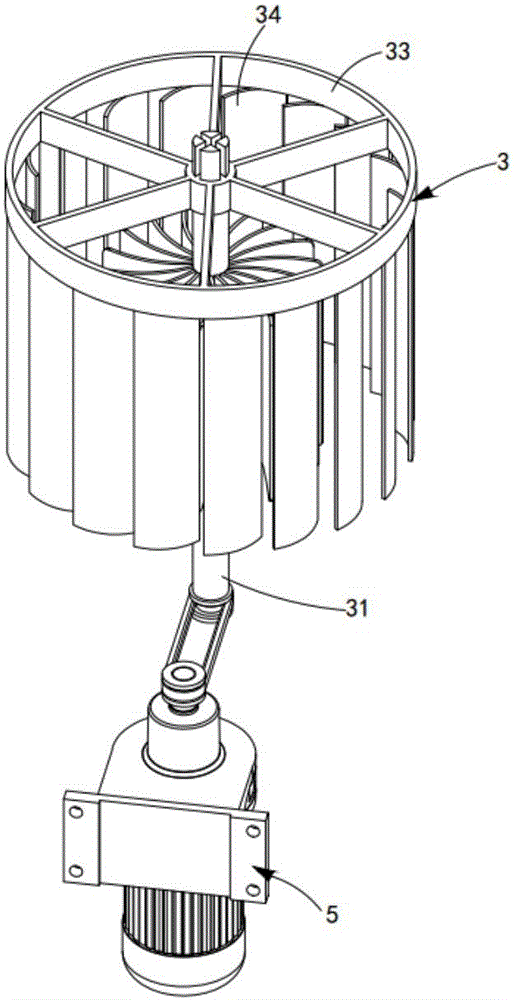 Double-stirring automatic chemical fertilizer stirring device