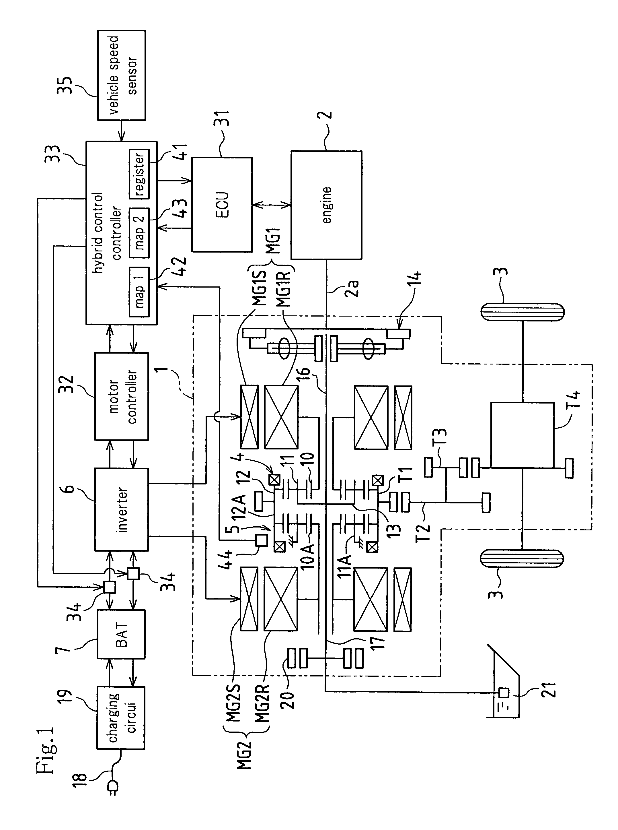 Control apparatus of vehicle drive apparatus and plug-in hybrid vehicle