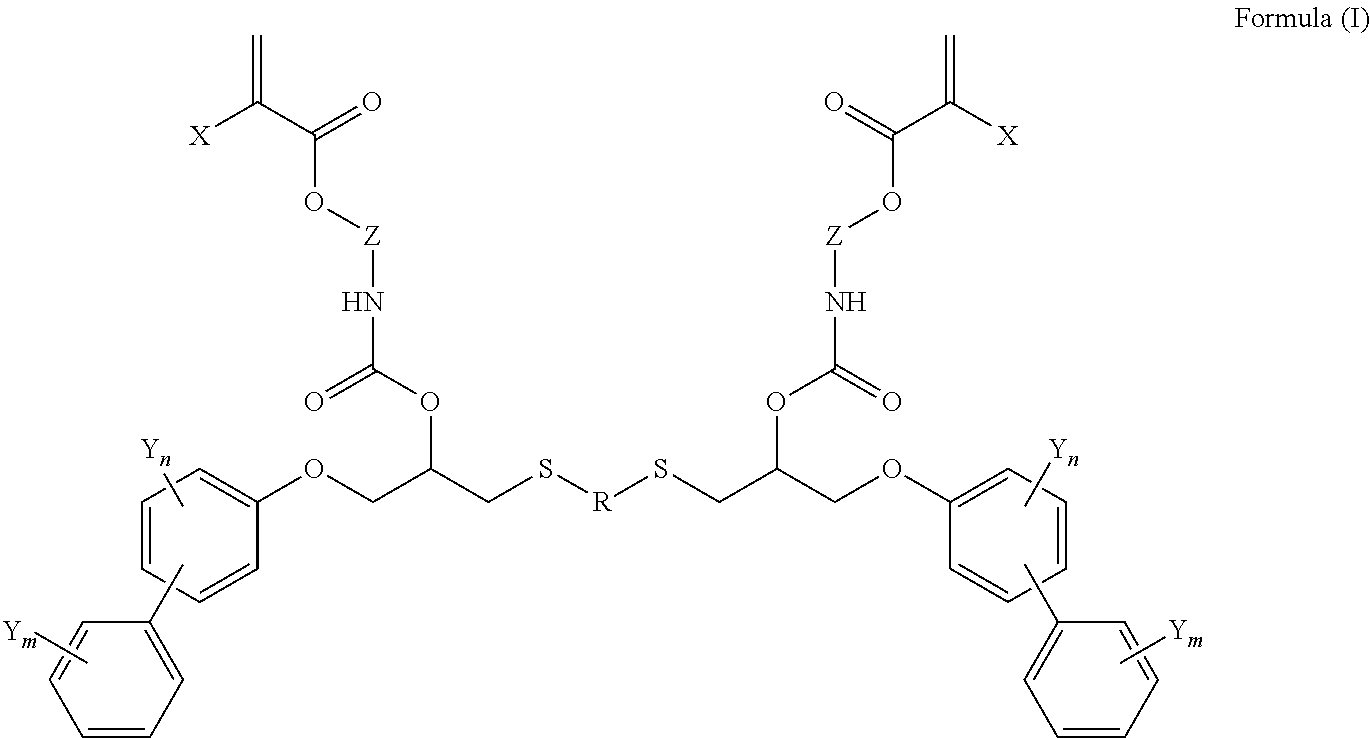 Difunctional (meth)acrylate writing monomers
