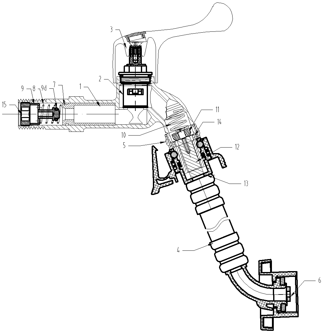 Anti-explosion and anti-disengagement valve assembly