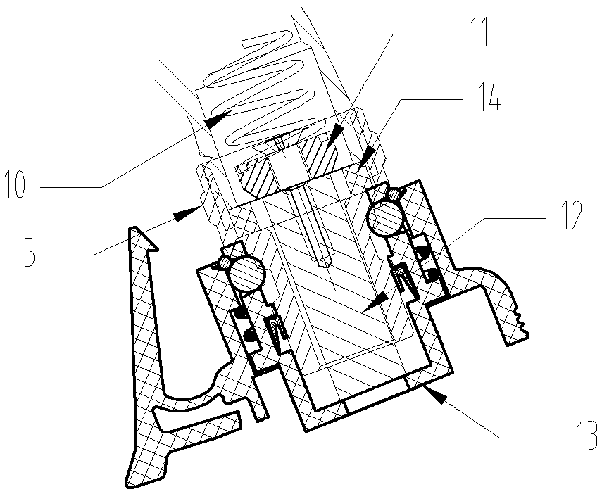 Anti-explosion and anti-disengagement valve assembly