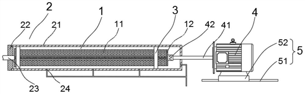 Filter pipe forming device