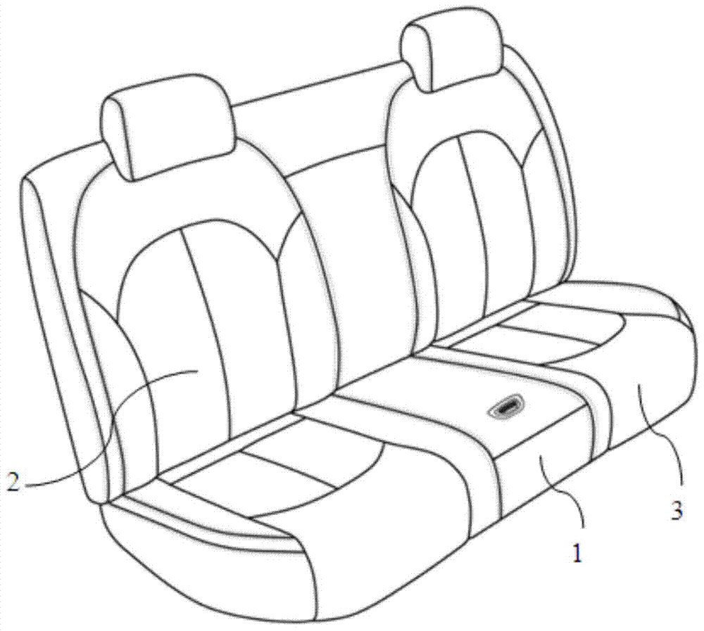 An armrest assembly that can be used as a seat cushion