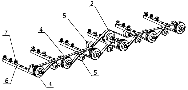 Multi-workpiece synchronous overturning mechanism for laser cutting equipment