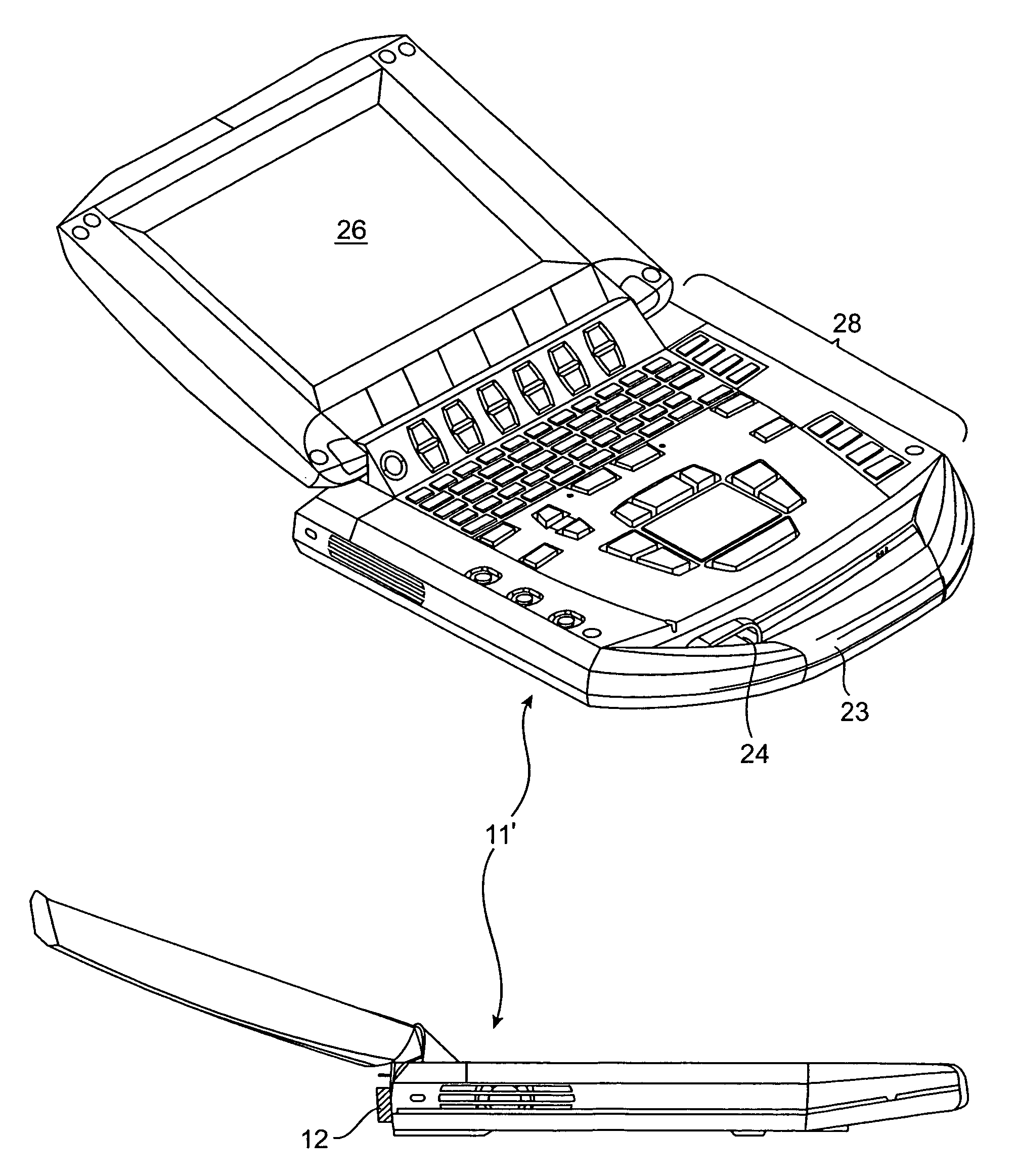 Modular apparatus for diagnostic ultrasound