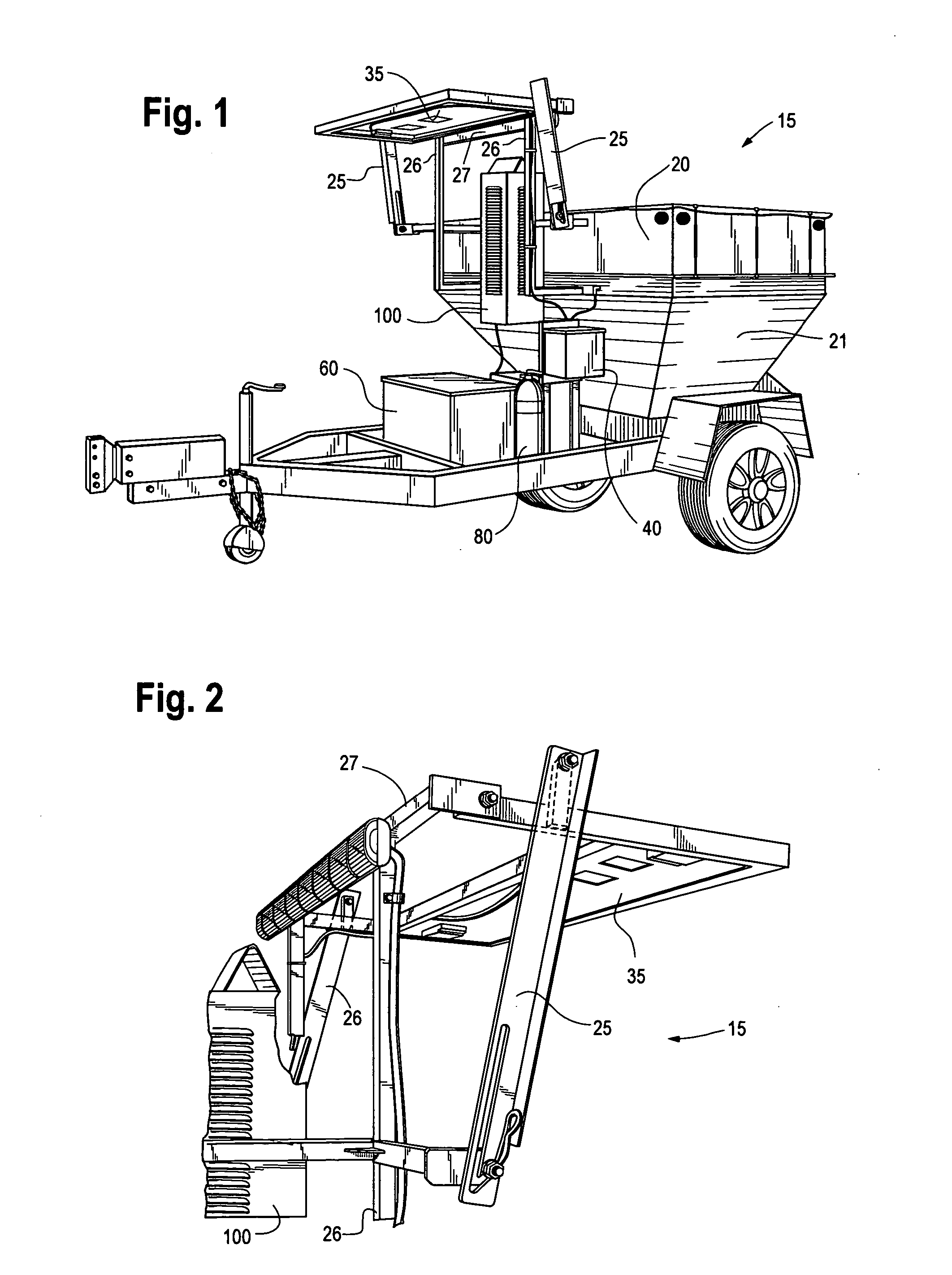 Solar-assisted patch cart