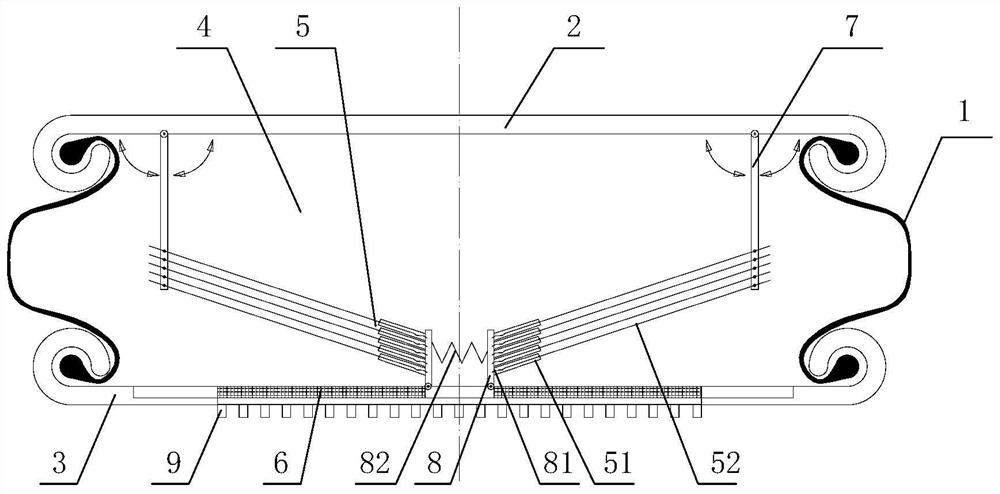 Self-cooling airbag vibration isolation device