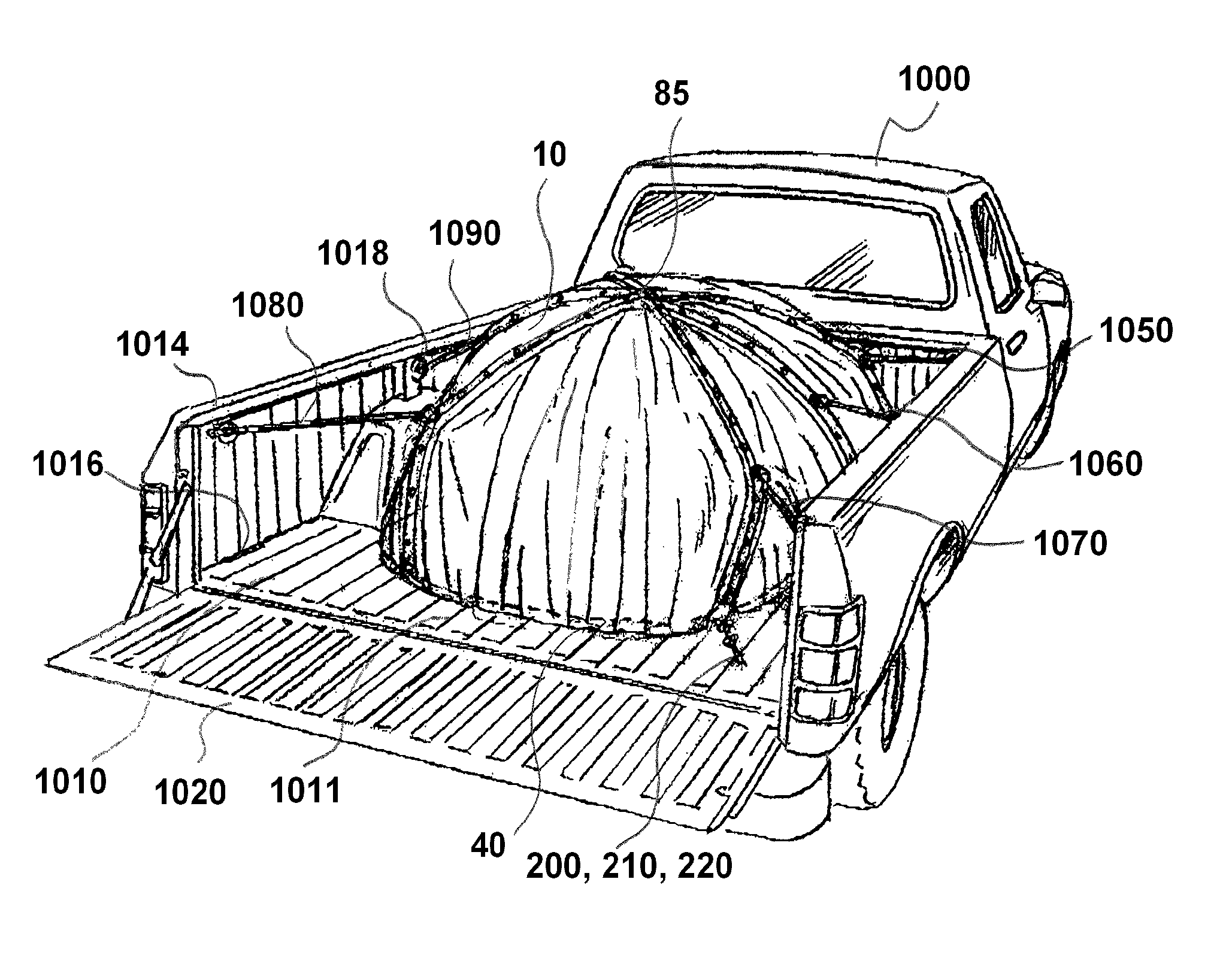 Tarp with multiple attachment points