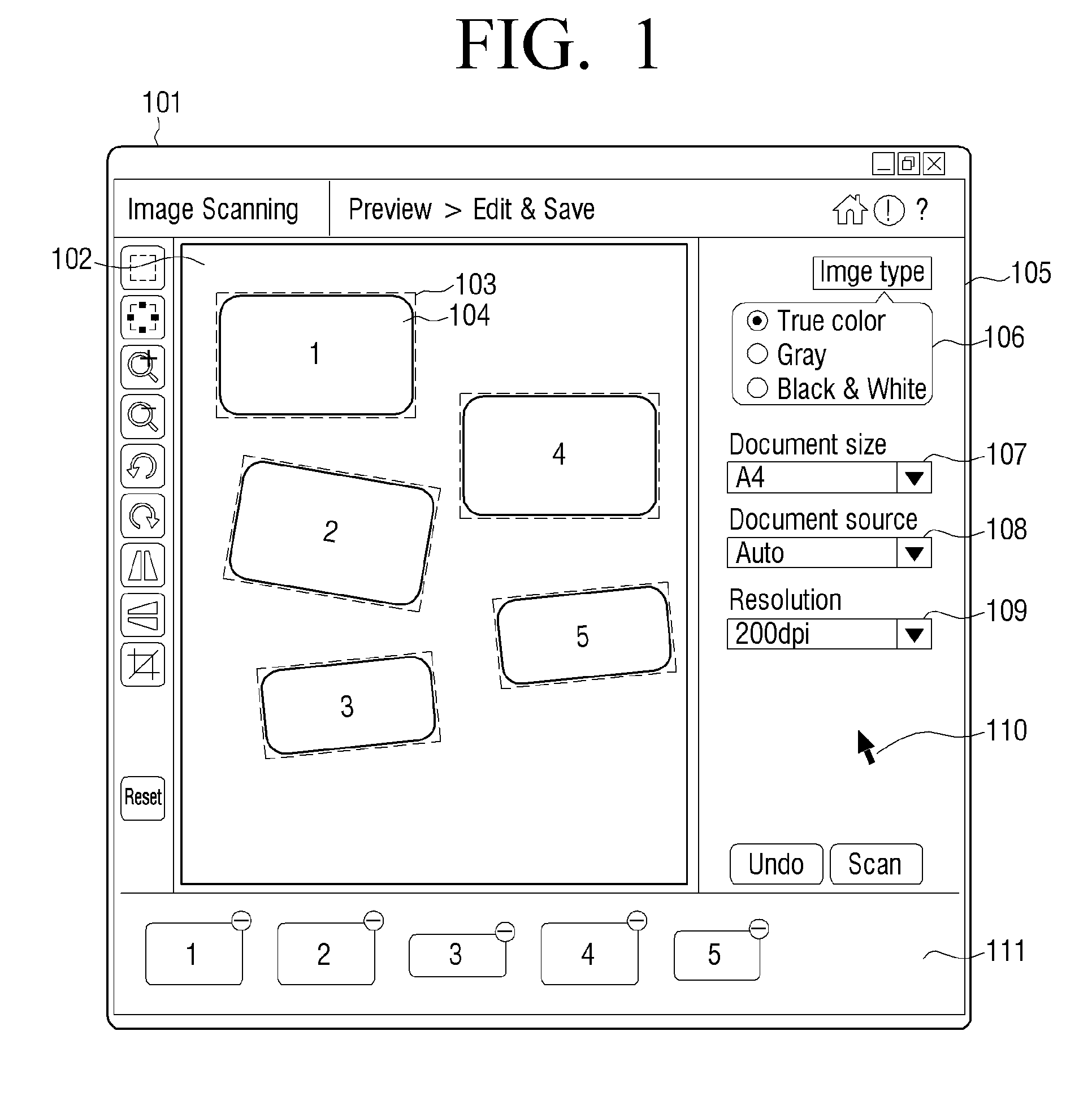 Method of editing static digital combined images comprising images of multiple objects