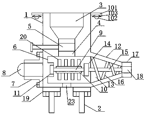 Improved cutting fluid recycling device in machining field