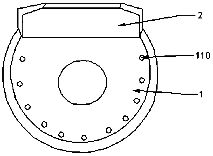 Emergency brake device for automobile