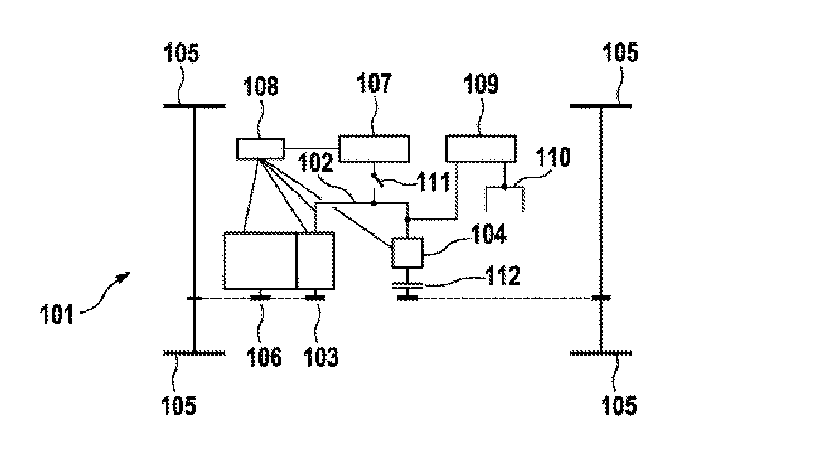 Method and device for operating a drive train of a hybrid vehicle