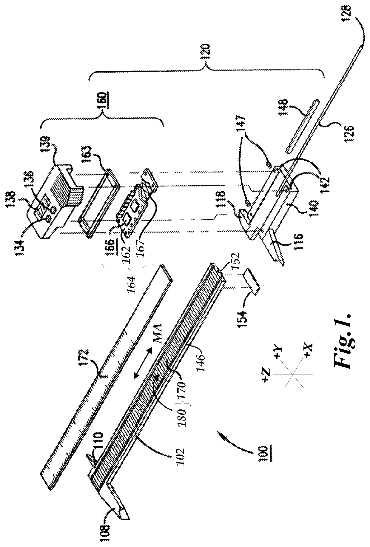 Transmitter and receiver configuration for inductive position encoder