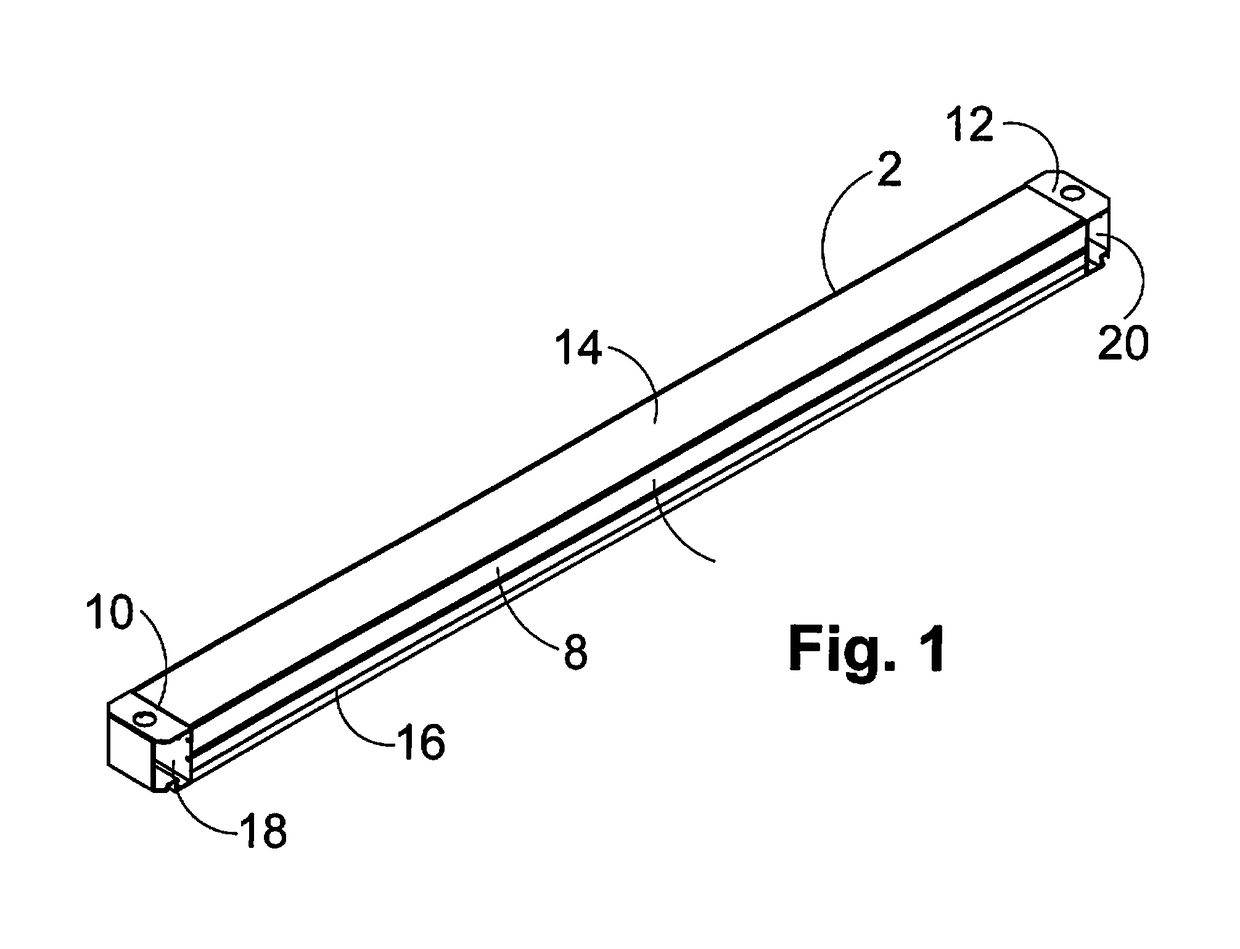 Structural beam and light fixture for a walkable clean room ceiling