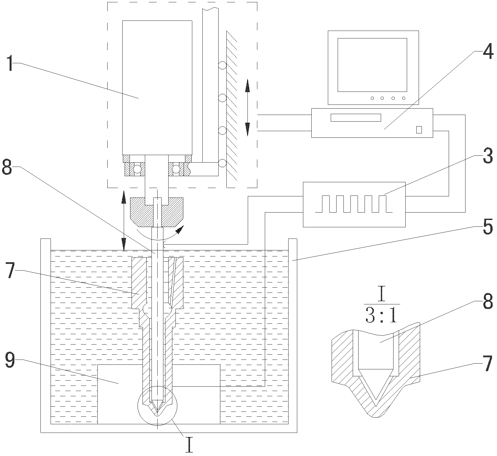 Needle valve and precise tiny electric spark processing method for conical surfaces of needle valve body