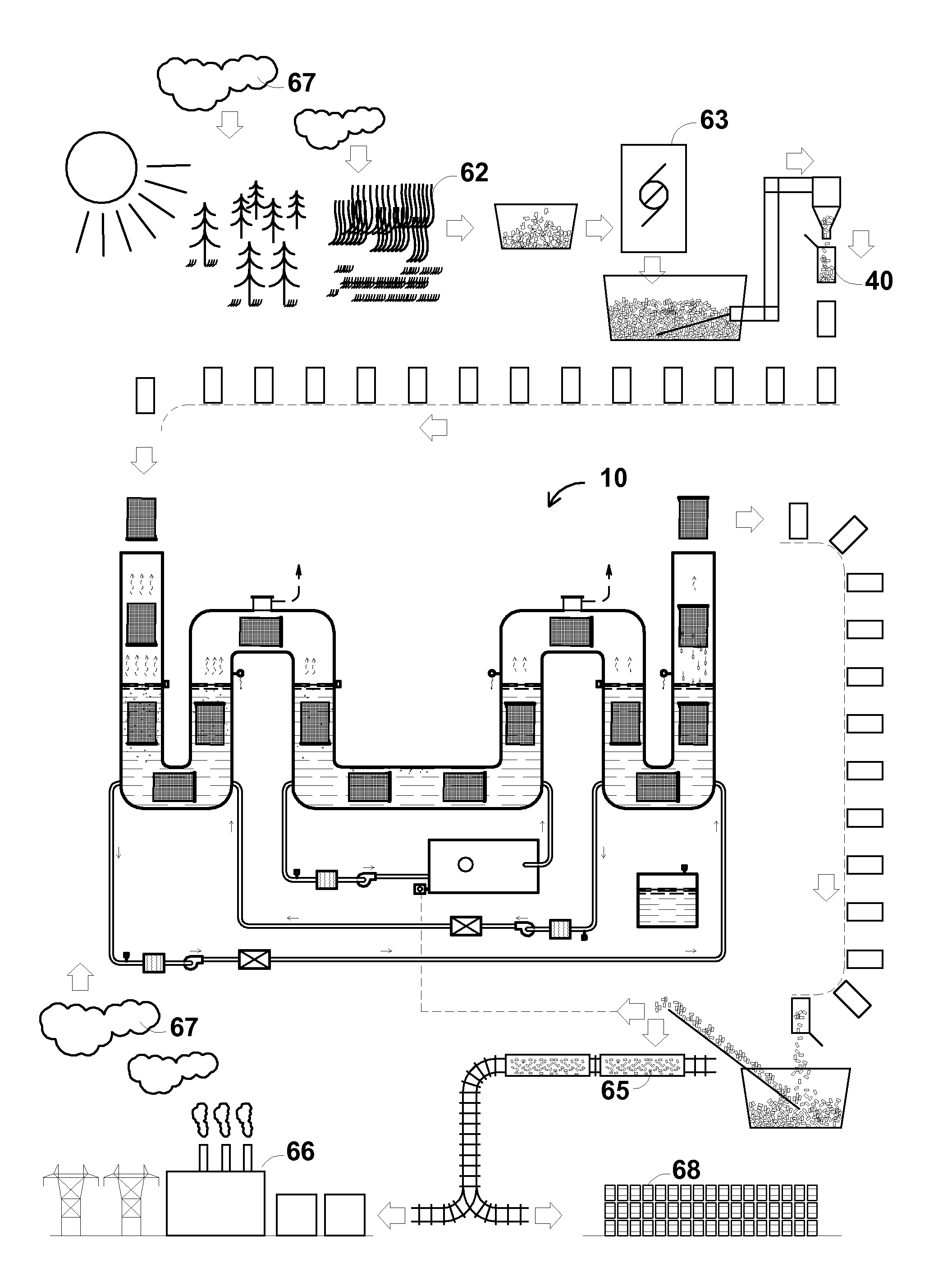 Method and apparatus for biomass torrefaction, manufacturing a storable fuel from biomass and producing offsets for the combustion products of fossil fuels and a combustible article of manufacture