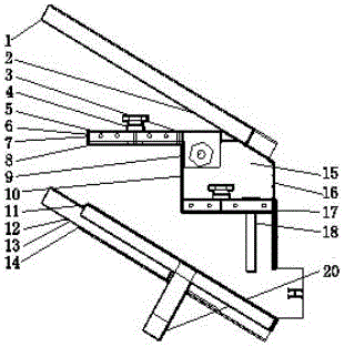 Combined type stair formwork