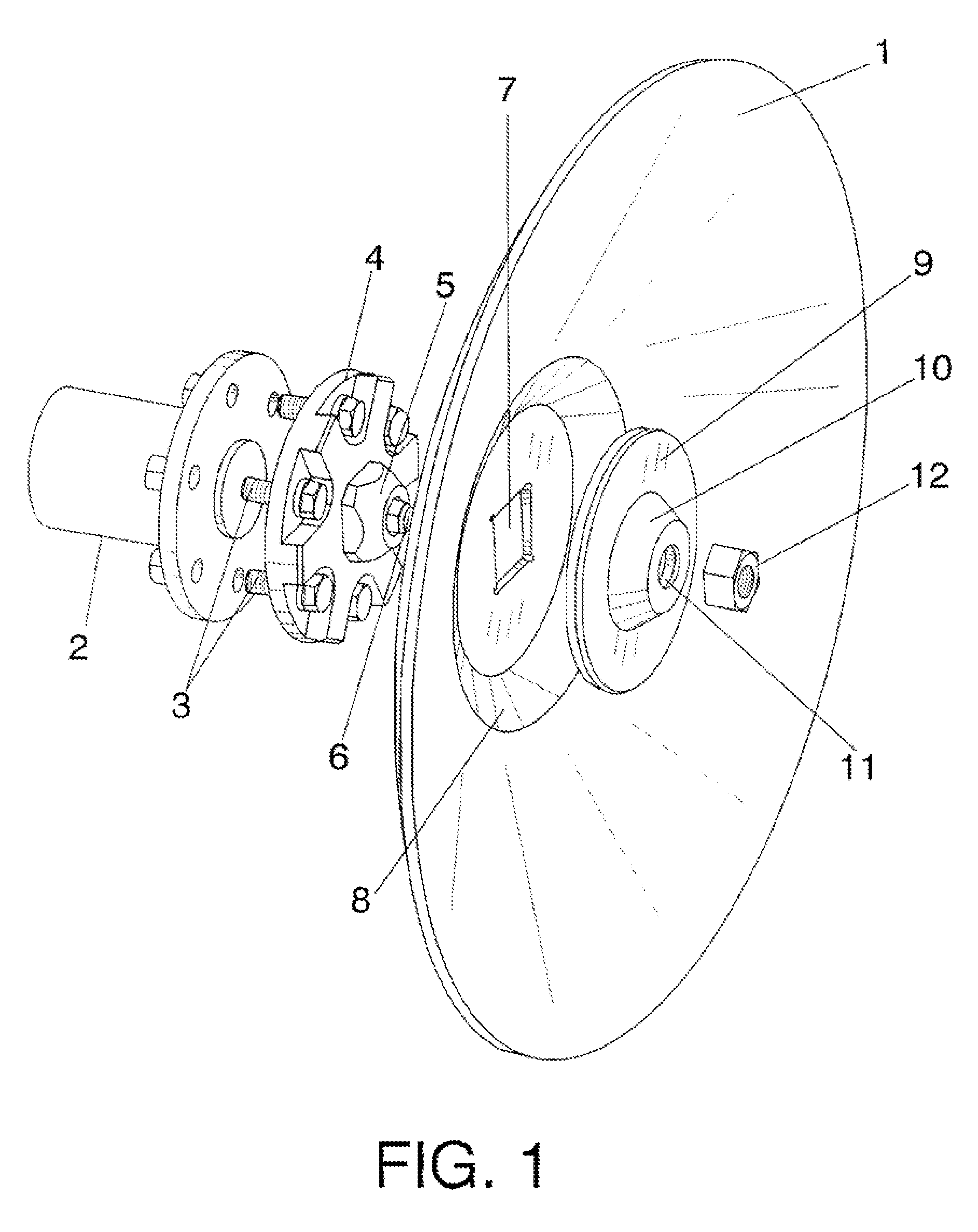 Fast-action harrow-disc coupling