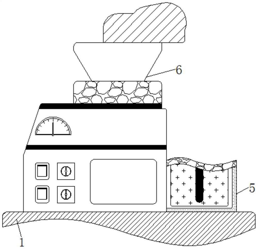 Sand and stone automatic and equivalent screening device for civil engineering