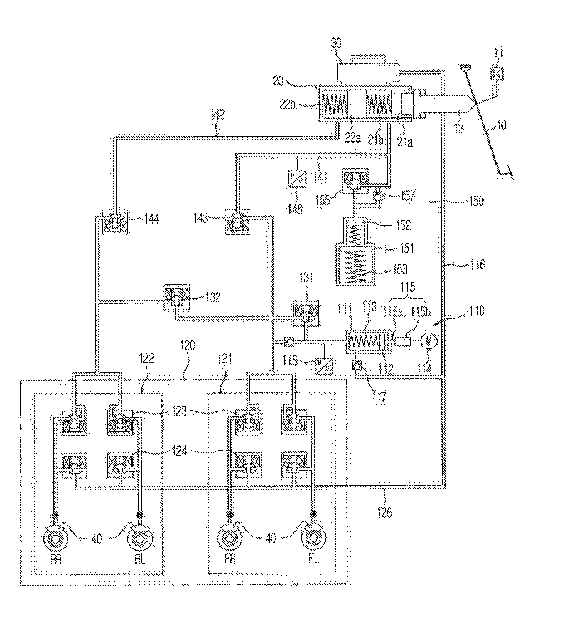 Electric brake system for vehicle