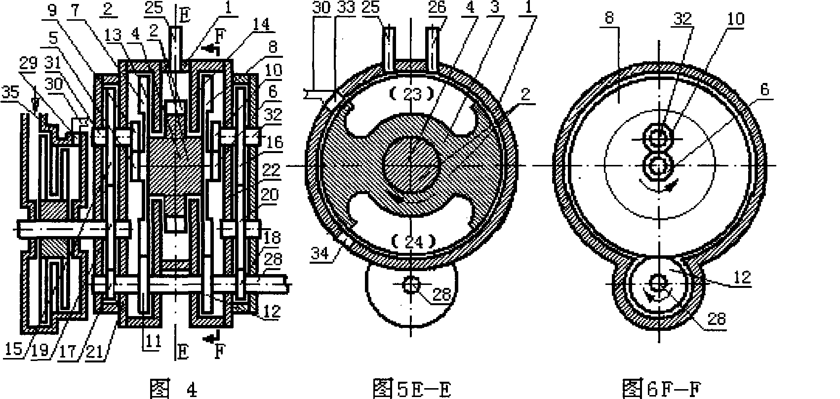 Constant volume type piston rotor engine