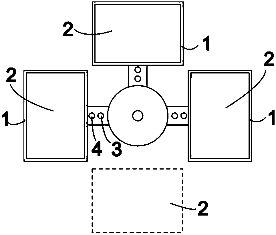 A non-linkage transfer mechanism, its transfer method and vamp bonding device