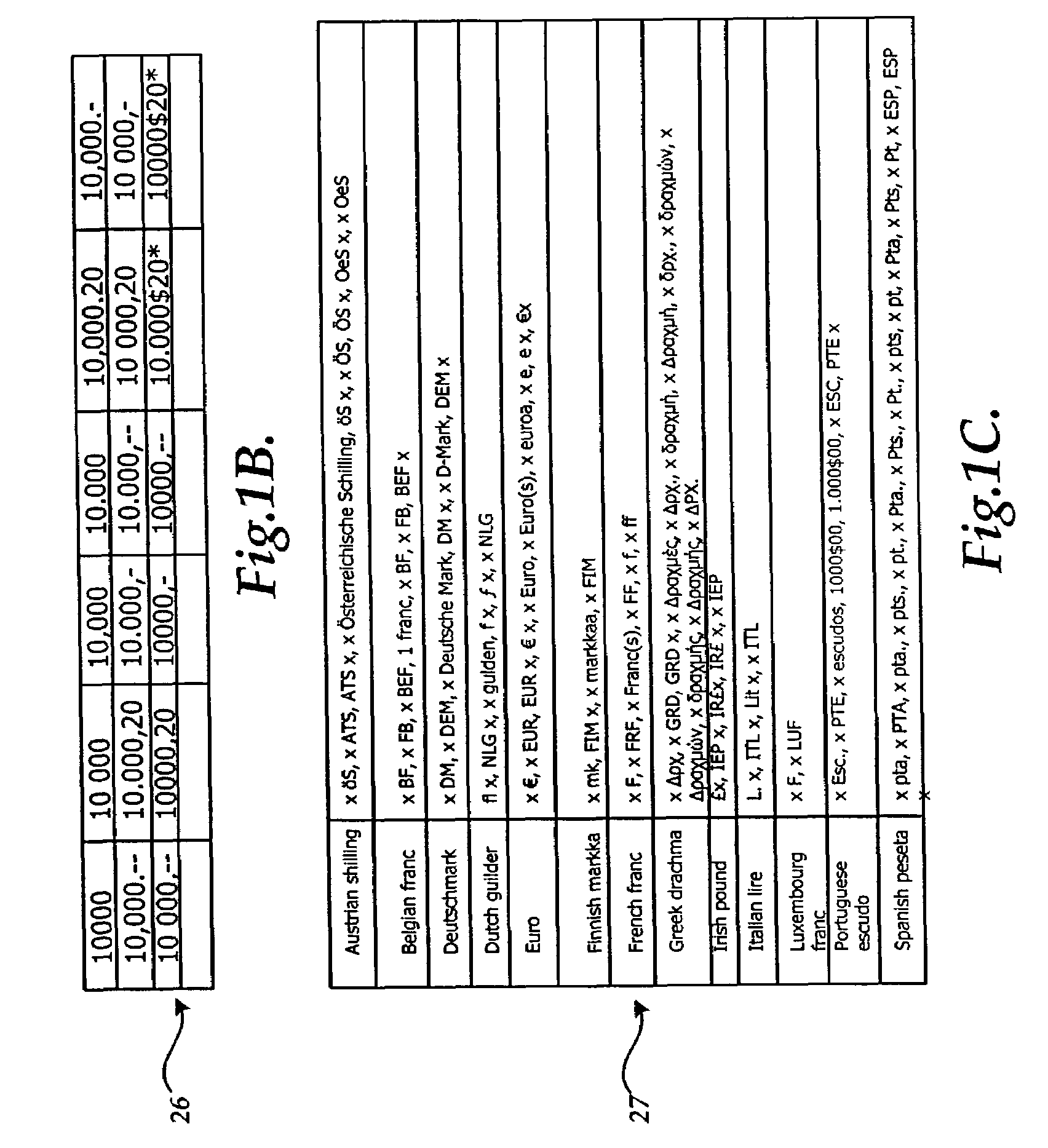 Method, system, and apparatus for converting currency values based upon semantically labeled strings