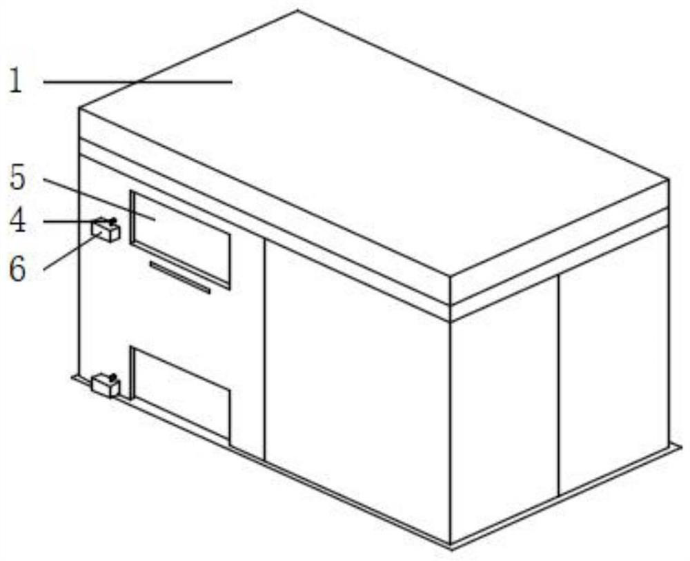 Curing kiln enclosure structure