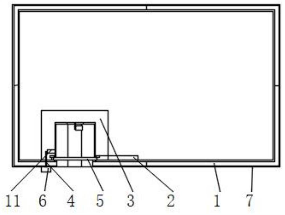 Curing kiln enclosure structure