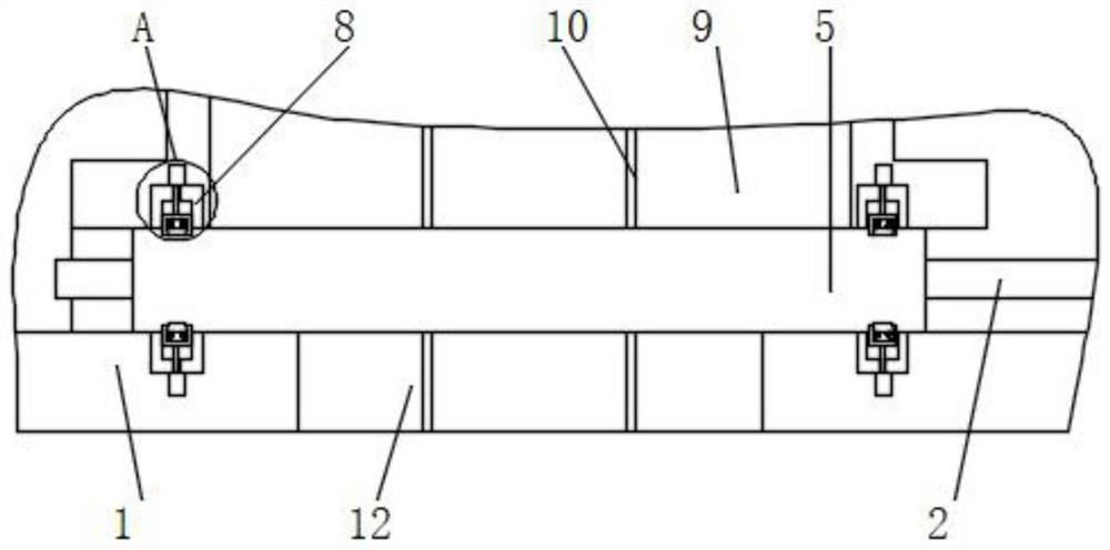 Curing kiln enclosure structure